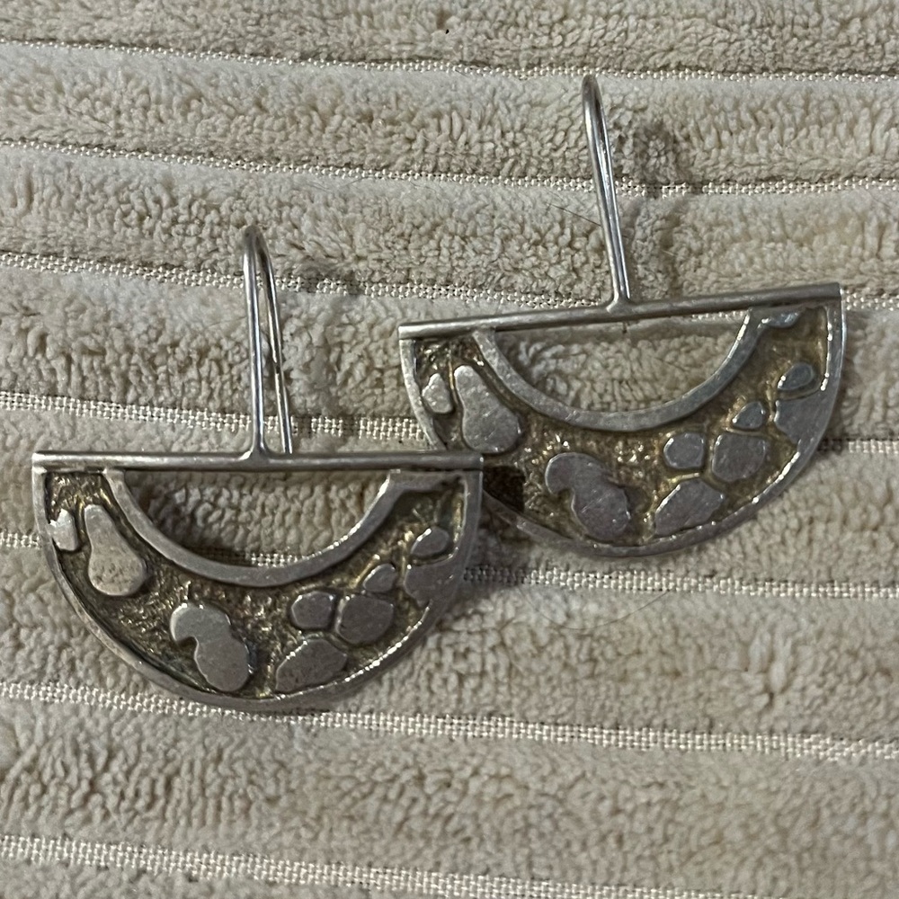 Rare, Solid Sterling Silver Earrings - image 1